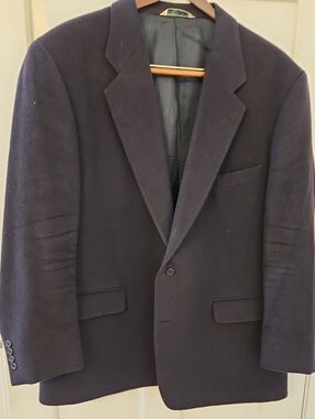 Evan Picone Dark Navy Wool Sport Coat